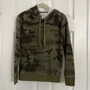 Jcrew vintage army sweatshirt hoodie sweater with front pockets